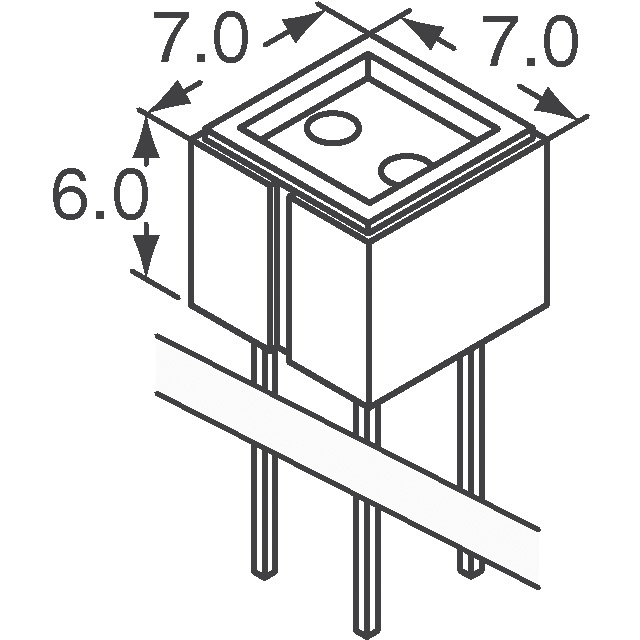 CNY70 Vishay Semiconductor Opto Division  Optical Sensors - Reflective - Analog Output
